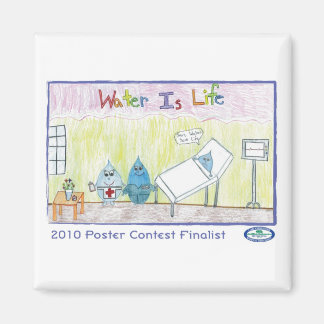 Wasser ist Leben Magnet