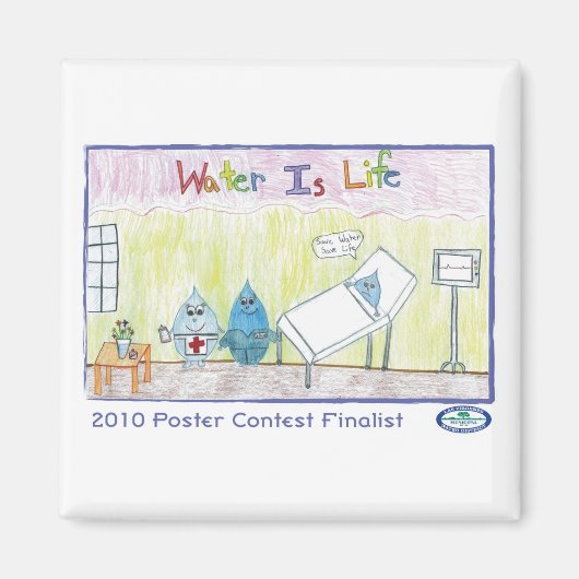 Wasser ist Leben Magnet (Vorne)