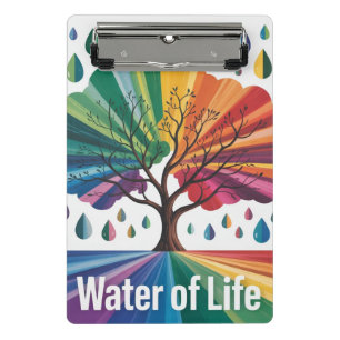 Wasser ist Leben Mini Klemmbrett