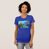 "Wasser ist Leben" mit Fluss T-Shirt (Vorne ganz)
