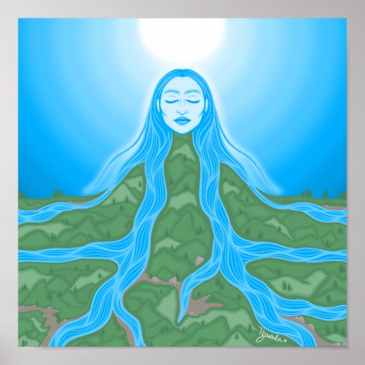 Wasser ist Leben Poster (Vorne)