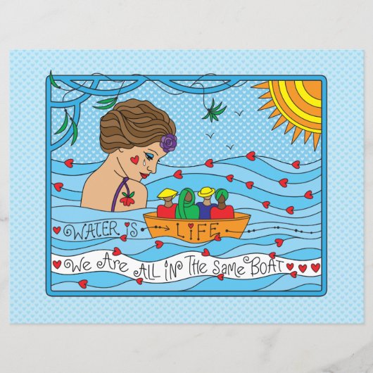 Wasser ist lebensgefährlich_flaches Papier Blatt 1 (Vorderseite)