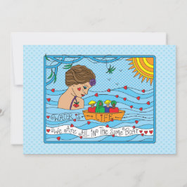 Wasser ist lebenslang_flache Karte 7" x 5"