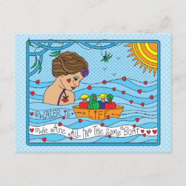 Wasser ist lebenslange Postkarte
