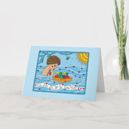 Wasser ist lebensrettende Grußkarte Karte