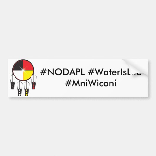 Wasser ist Lebenstoßaufkleber Autoaufkleber (Vorne)