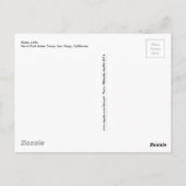 Wasser ist Lebenswasserturm Umweltökologie Postkarte (Rückseite)