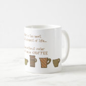 Wasser ist lebenswichtig, weil es KAFFEE-Tasse mac Kaffeetasse (VorderseiteRechts)