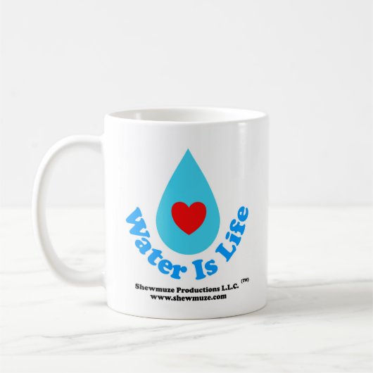 Wasser ist Life_Design #1 Kaffeetasse (Links)