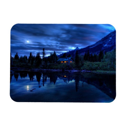 Wasser | Jenny Lake Grand Teton National Park Magnet (Horizontal)
