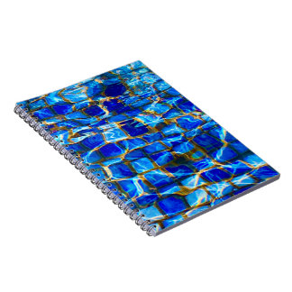 Wasser-Kachel-Notizbuch  Notizblock