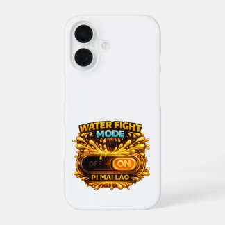 Wasser-Kampf-Modus AN – Pi Mai Lao Festival Gaming iPhone 16 Hülle