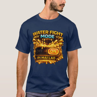 Wasser-Kampf-Modus EIN – Pi Mai Lao Festival Gamin T-Shirt