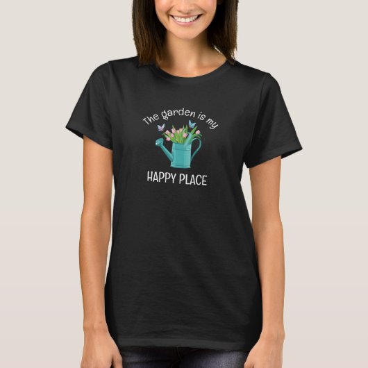 Wasser kann Blume Gartenarbeit T-Shirt (Vorderseite)