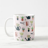 Wasser kann Pflanze Katzen Personalisierte Gartena Kaffeetasse (Links)