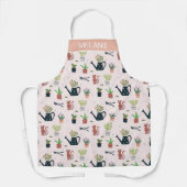 Wasser kann Pflanze Katzen Personalisierte Gartena Schürze (Vorderseite)