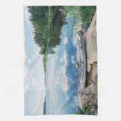 Wasser | Kanufahrt am See in Schweden Geschirrtuch (Vertikal)