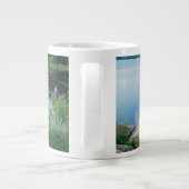 Wasser | Kanufahrt am See in Schweden Jumbo-Tasse (Rückseite)