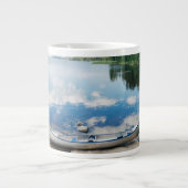 Wasser | Kanufahrt am See in Schweden Jumbo-Tasse (Vorderseite)