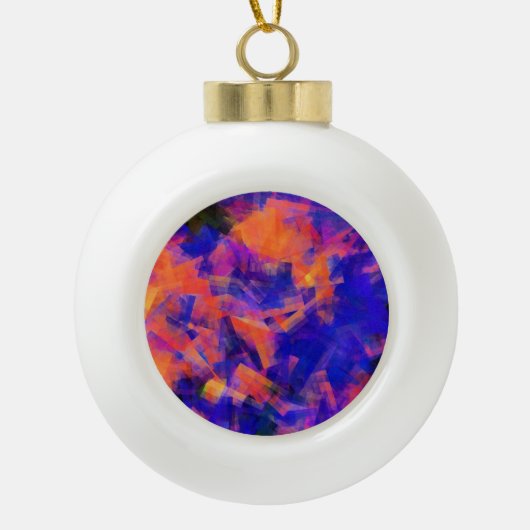 WASSER KERAMIK Kugel-Ornament (Vorderseite)