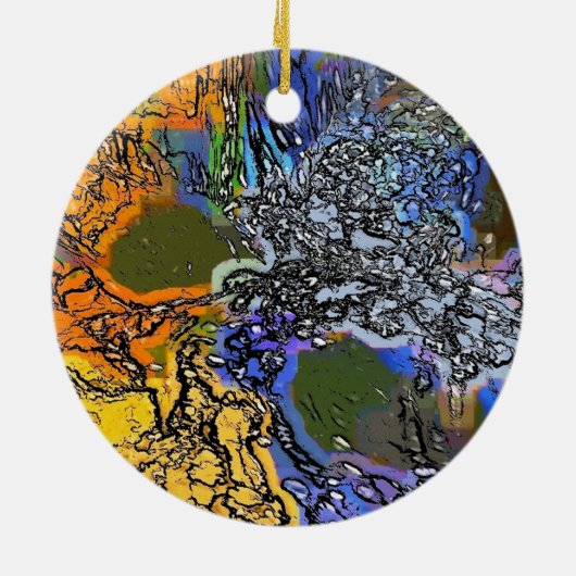 WASSER KERAMIKORNAMENT (Hinten)