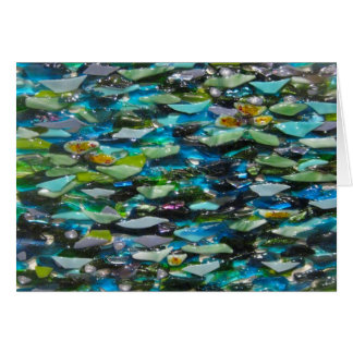 Wasser-Kiesel-leere Karte