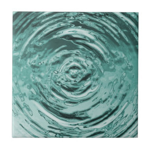 Wasser-Kräuselung aquamarin Fliese