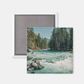 Wasser | Kucherla River, Altai Mountains Magnet (Vorderseite/Rückseite)