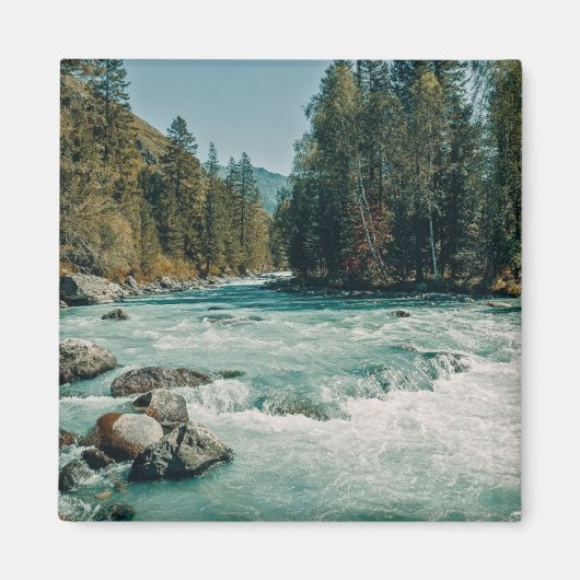 Wasser | Kucherla River, Altai Mountains Magnet (Vorne)