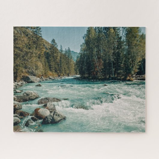 Wasser | Kucherla River, Altai Mountains Puzzle (Horizontal)