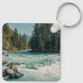 Wasser | Kucherla River, Altai Mountains Schlüsselanhänger (Rückseite)