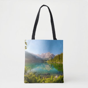 Wasser Lago di Fusine Mount Gangart Julische Alp Tasche