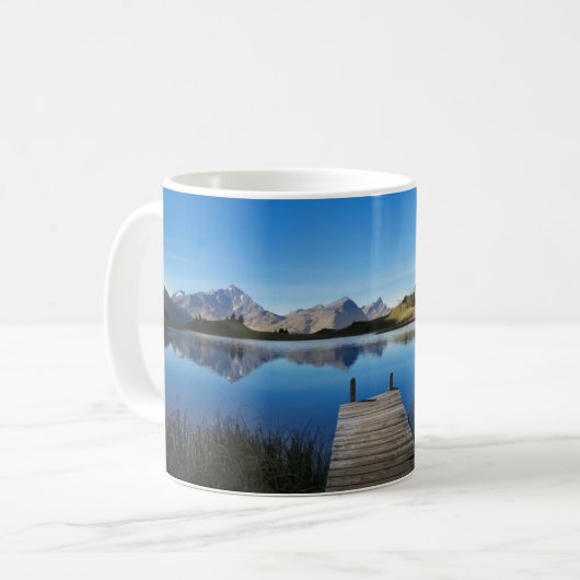 Wasser | Lai da Vons Schweiz Kaffeetasse (Vorderseite Links)