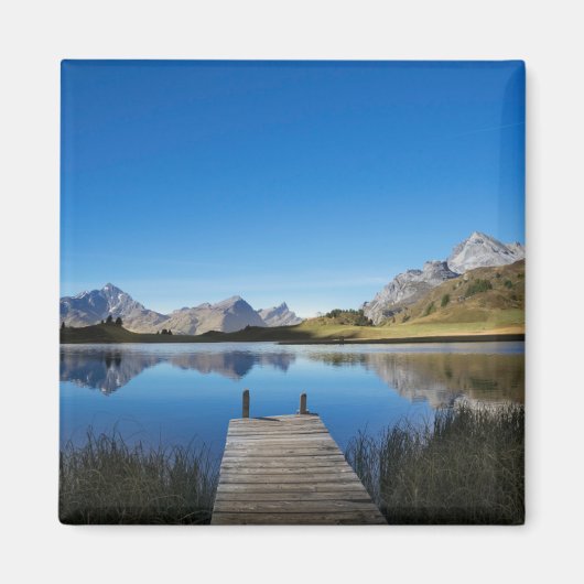 Wasser | Lai da Vons Schweiz Magnet (Vorne)