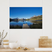 Wasser | Lai da Vons Schweiz Poster (Küche)