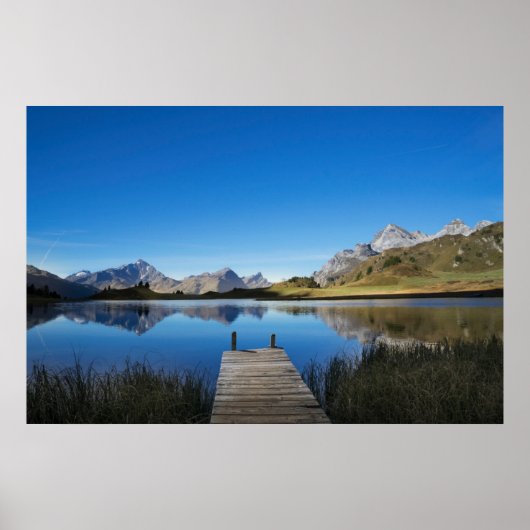 Wasser | Lai da Vons Schweiz Poster (Vorne)