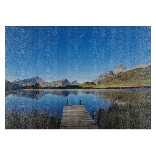 Wasser | Lai da Vons Schweiz Schneidebrett (Vorderseite)