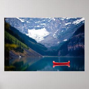 Wasser Lake Louise Canadian Rocky Mountains Poster