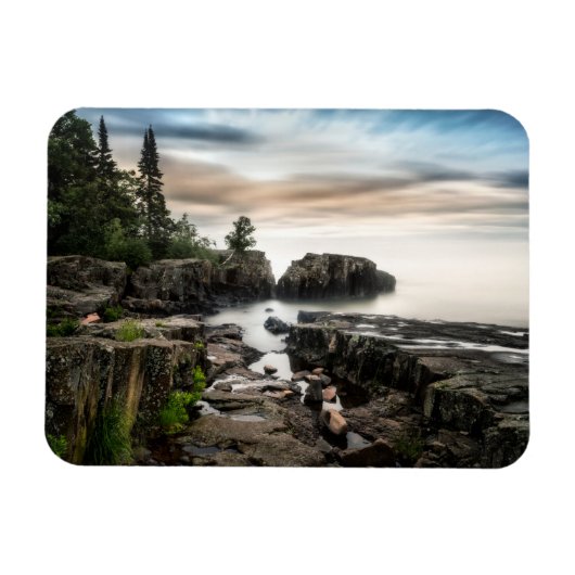 Wasser | Lake Superior Grand Marais, Minnesota Magnet (Horizontal)