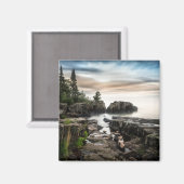 Wasser | Lake Superior Grand Marais, Minnesota Magnet (Vorderseite/Rückseite)