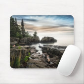 Wasser | Lake Superior Grand Marais, Minnesota Mousepad (Mit Mouse)