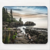 Wasser | Lake Superior Grand Marais, Minnesota Mousepad (Vorne)