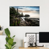 Wasser | Lake Superior Grand Marais, Minnesota Poster (Heimbüro)