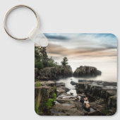 Wasser | Lake Superior Grand Marais, Minnesota Schlüsselanhänger (Vorderseite)