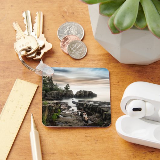 Wasser | Lake Superior Grand Marais, Minnesota Schlüsselanhänger (Schreibtisch)