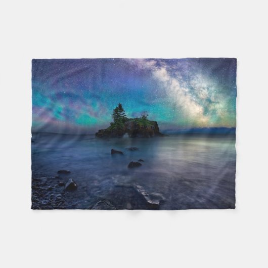 Wasser | Lake Superior Minnesota Fleecedecke (Vorderseite (Horizontal))