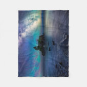 Wasser | Lake Superior Minnesota Fleecedecke (Vorderseite)