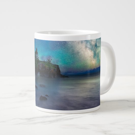 Wasser | Lake Superior Minnesota Jumbo-Tasse (Vorderseite Rechts)