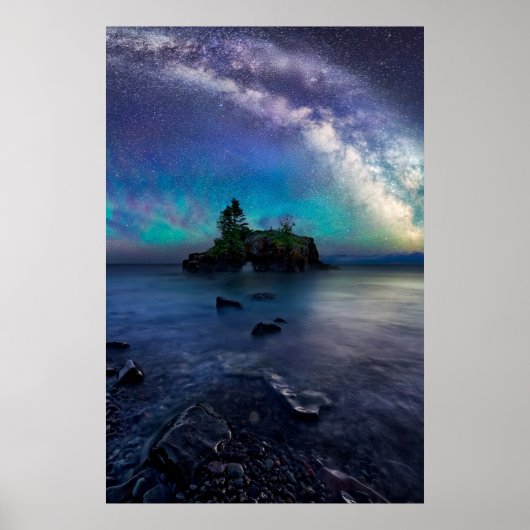 Wasser | Lake Superior Minnesota Poster (Vorne)