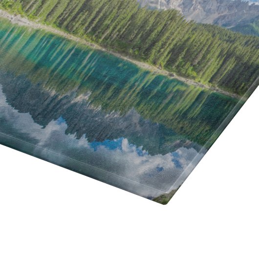 Wasser | Latemar-Gebirgskette Schneidebrett (Ecke)